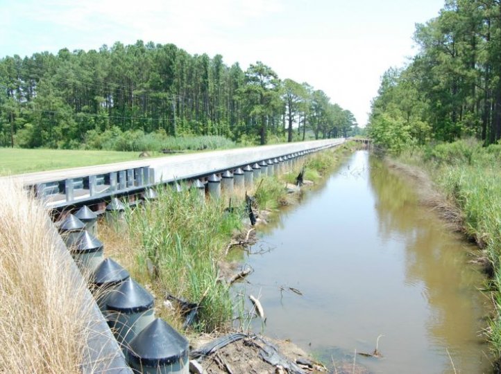 Case Study Swanquarter NC Retaining Wall
